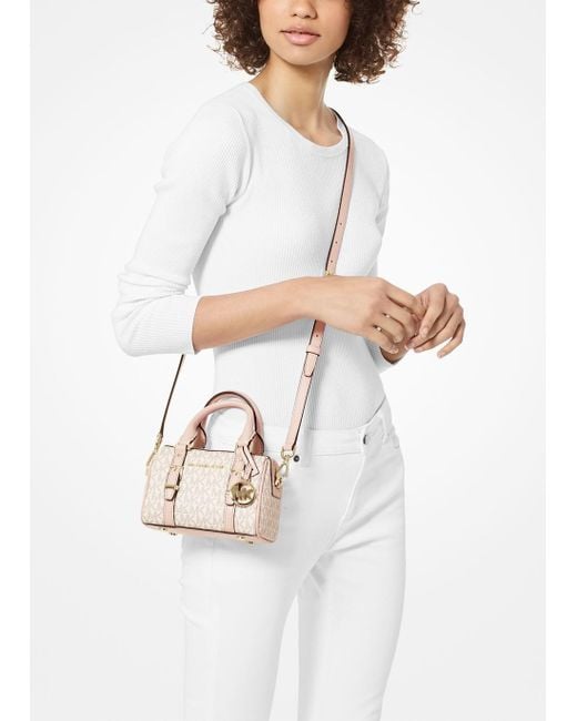 Michael Kors Bedford Legacy Medium Dome Satchel In Soft Pink - ShopStyle  Shoulder Bags