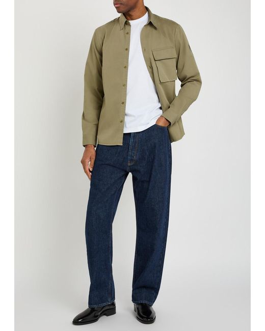 Belstaff Green Scale Cotton Shirt for men