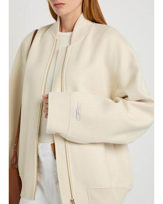 Sportmax Natural Short Wool Coat