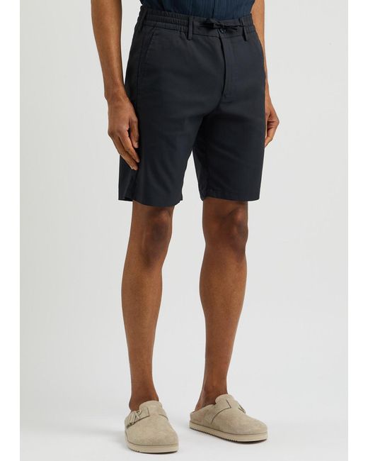 NN07 Blue Seb Cotton-Blend Shorts for men