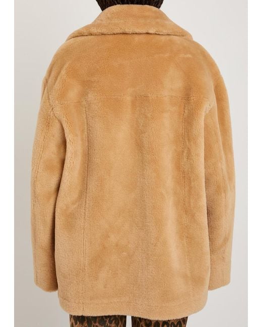 Free People Natural Mari Reversible Faux Fur Coat