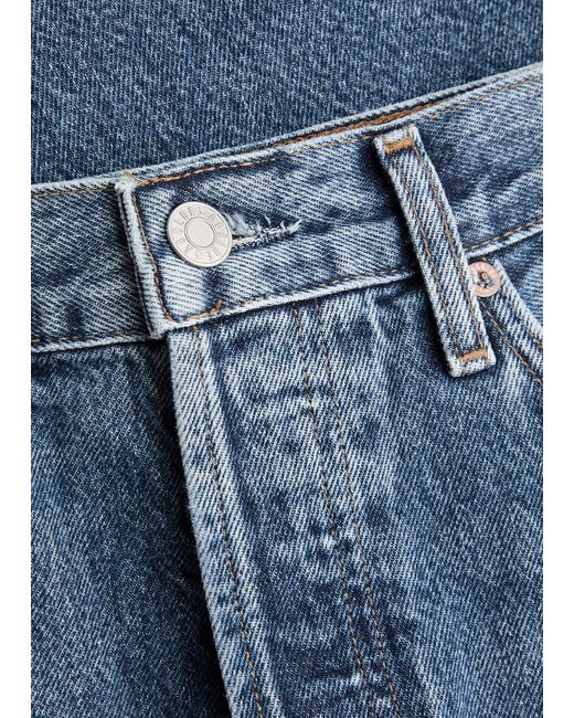 Agolde Blue 90S Pinch Waist Straight-Leg Jeans