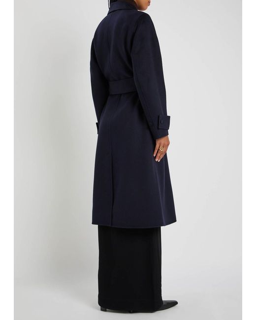 Joseph Blue Arline Wool And Cashmere-Blend Coat