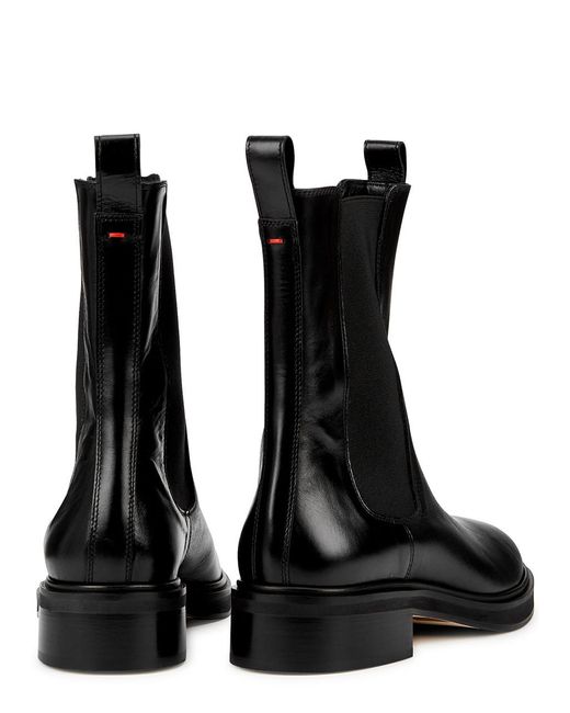 Aeyde Jack Leather Chelsea Boots in Black Lyst