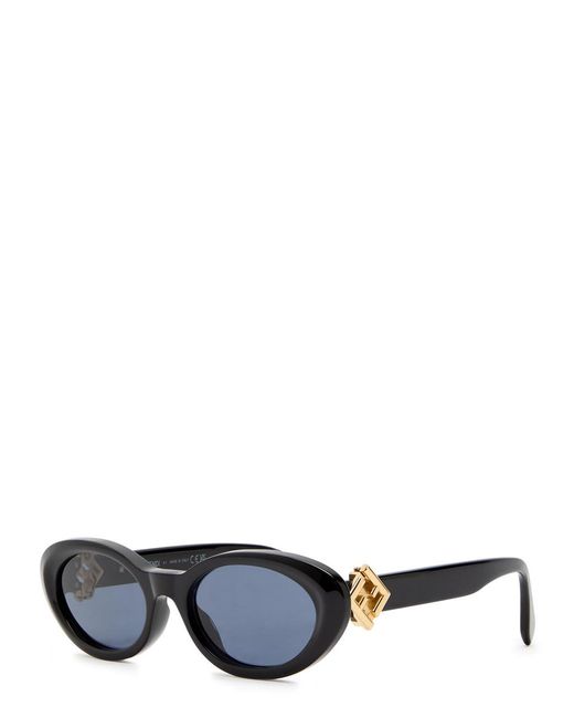 Fendi Blue Cat-Eye Sunglasses