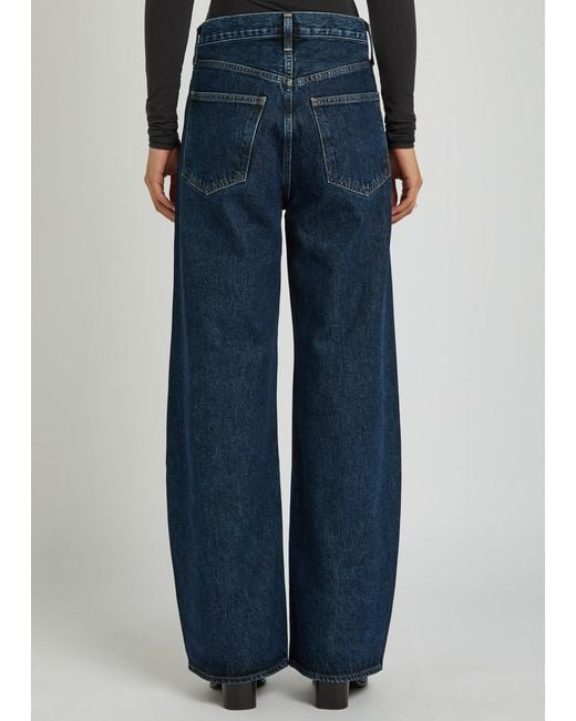 Agolde Blue Low Curve Denim Jeans
