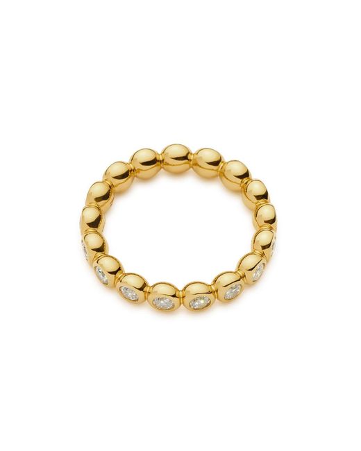 Missoma Metallic Tennis Eternity 18Kt Vermeil Ring