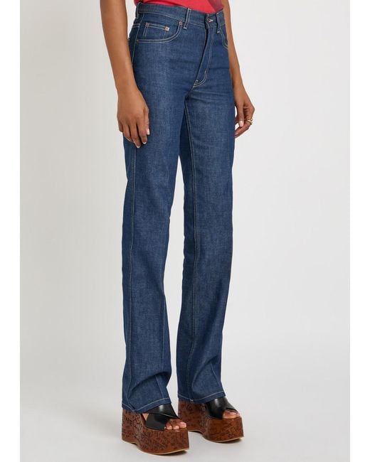 Chloé Blue Straight-Leg Jeans