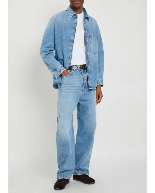 Givenchy Blue Denim Overshirt Jacket for men