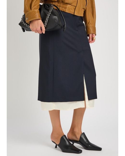 Loewe Black Emily 45 Leather Mules