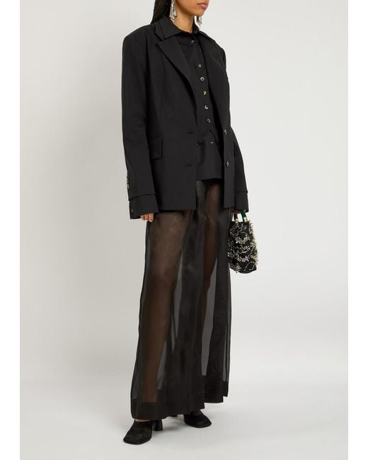 A.W.A.K.E. MODE Black 3-In-1 Stretch-Wool Jacket
