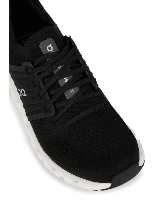 On Shoes Black Cloudswift 3 Panelled Mesh Sneakers