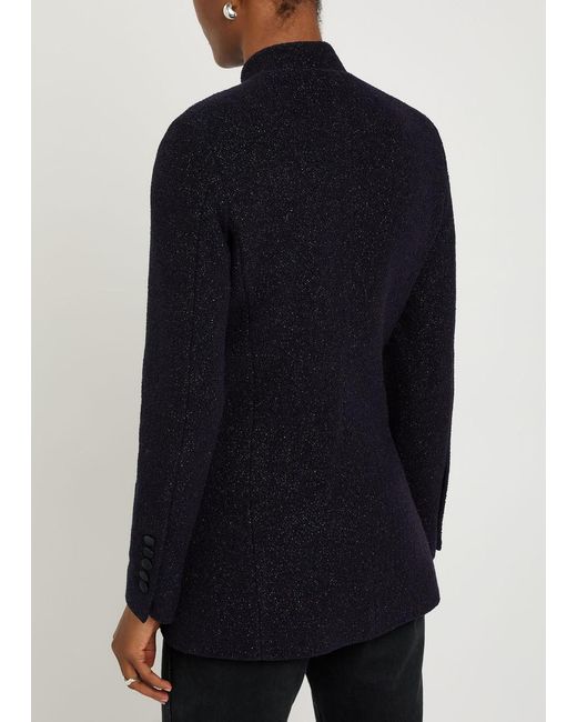 LIBEROWE Black Raja Metallic Tweed Jacket