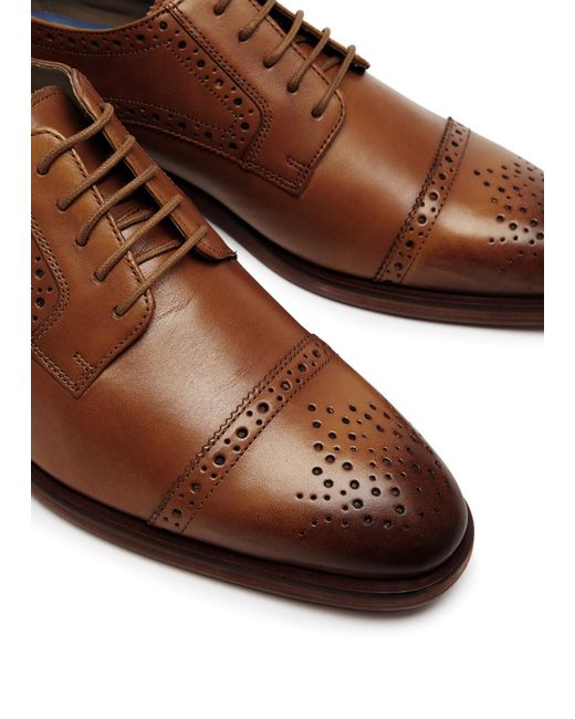 Oliver Sweeney Brown Brideford Leather Brogues for men