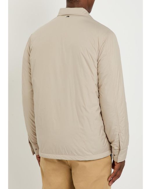 Herno Natural Padded Shell Overshirt for men