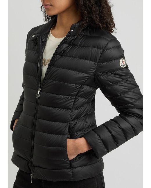 Moncler Black Igelle Quilted Shell Jacket