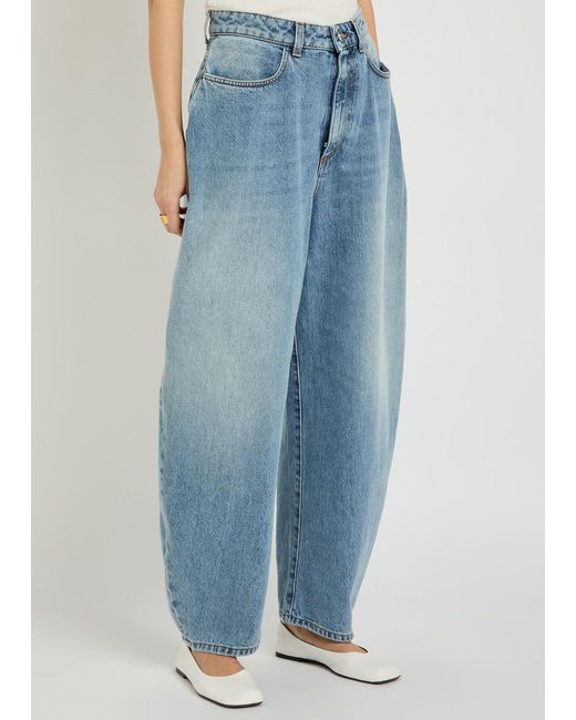 Rohe Blue Barrel-Leg Jeans
