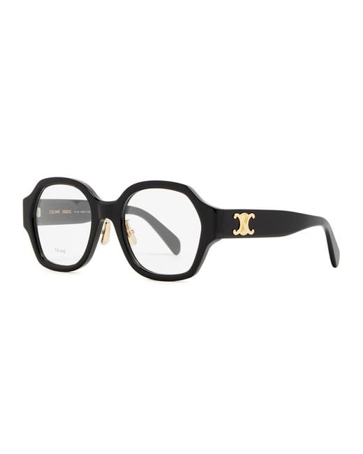 Céline Brown Round-Frame Optical Glasses