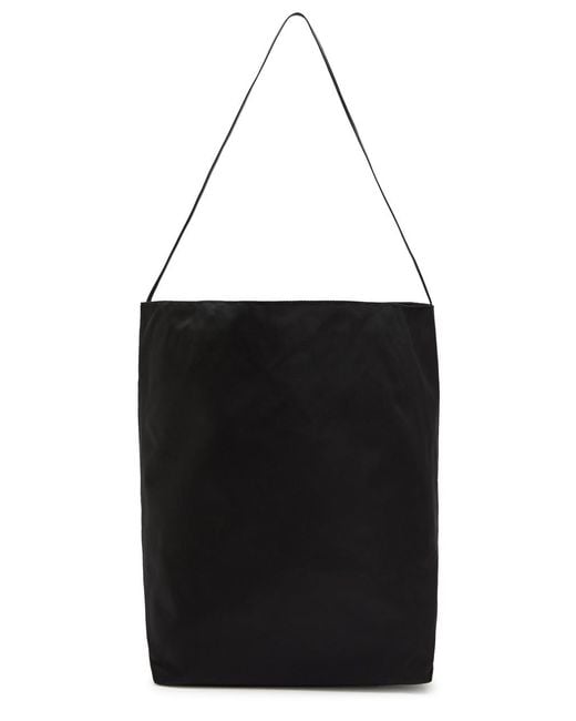 Valesque Black Bucket Satin Bucket Bag