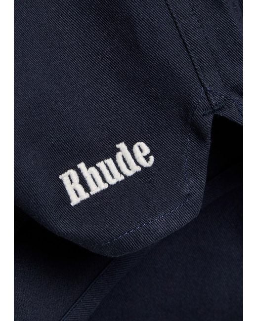 Rhude Blue Moonlight Classic Shorts for men