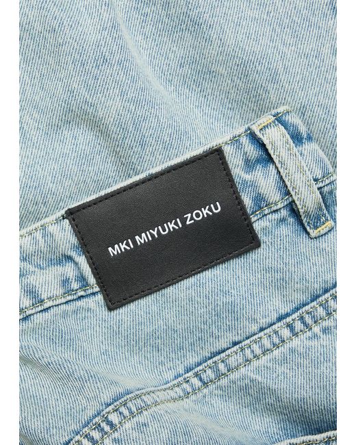 MKI Miyuki-Zoku Blue Classic Straight-Leg Jeans for men