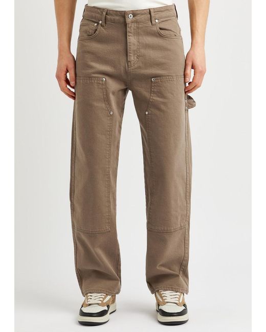 Represent Brown Carpenter Straight-leg Jeans for men