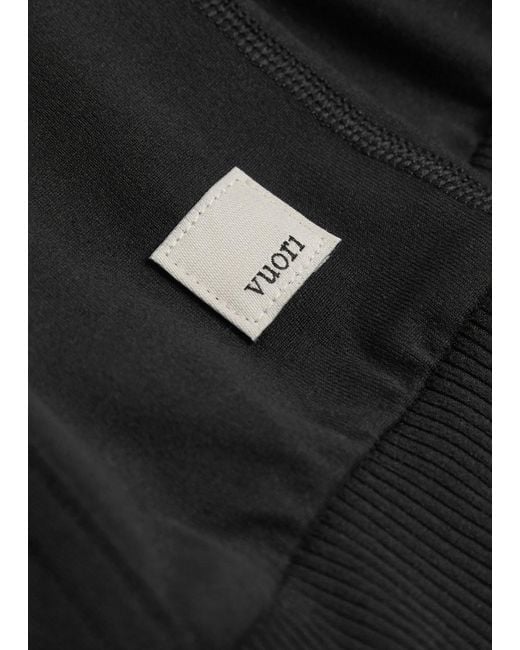 vuori Black Halo Modern Hooded Jersey Sweatshirt