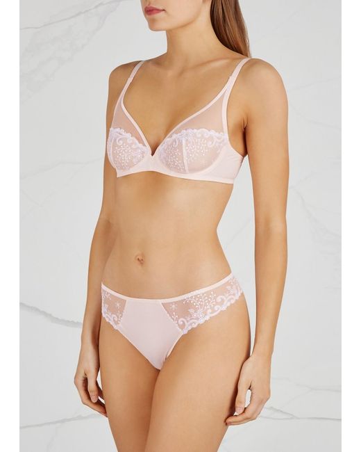 Simone Perele Natural Délice Blush Underwired Lace Bra