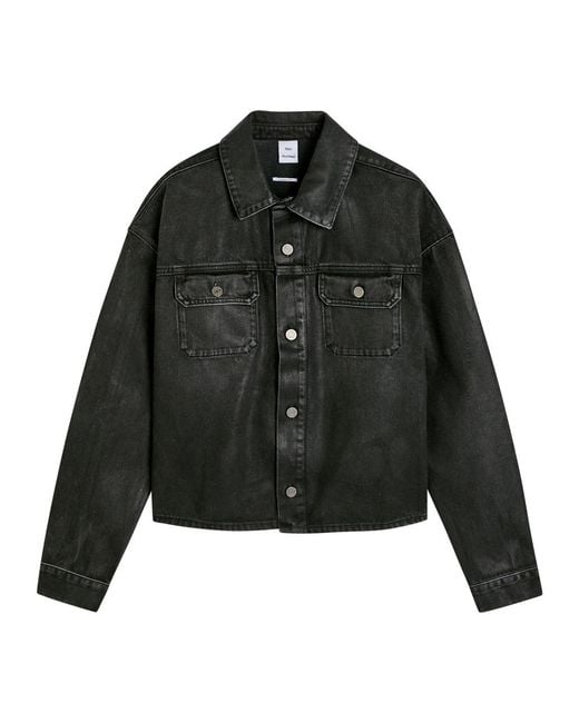 Won Hundred Men's Black Syon Denim Overshirt