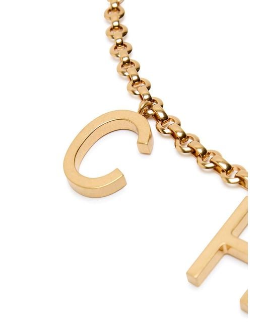 Chloé Metallic The Chloé Letters Belt