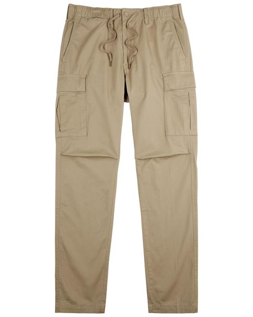 Polo Ralph Lauren Natural Stretch-cotton Cargo Trousers for men