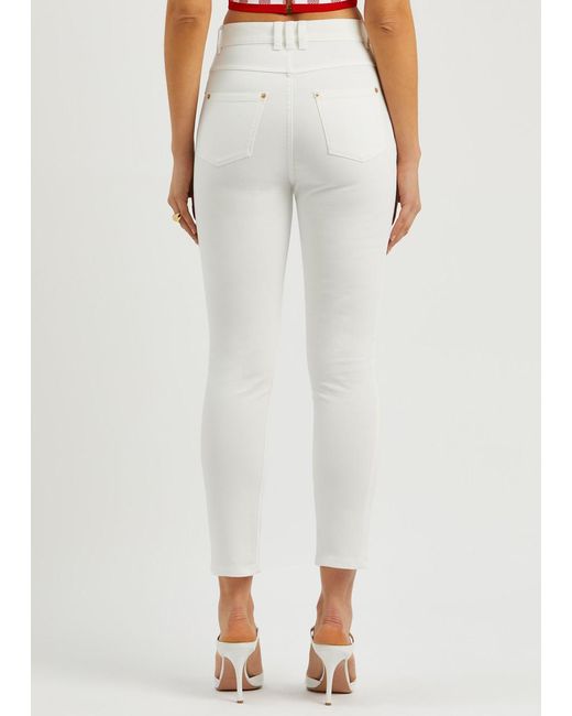 Balmain White Slim-leg Jeans for men