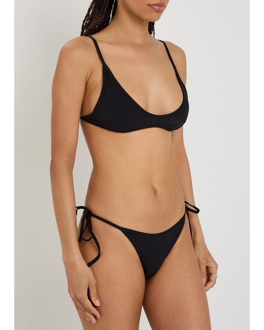 Totême Black Bikini Top