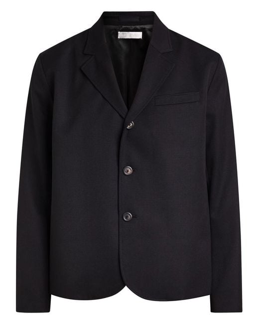 Our Legacy Black Rolling Wool Blazer for men