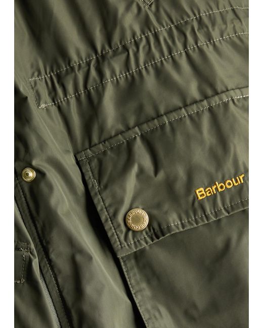 Barbour Green Una Hooded Shell Jacket