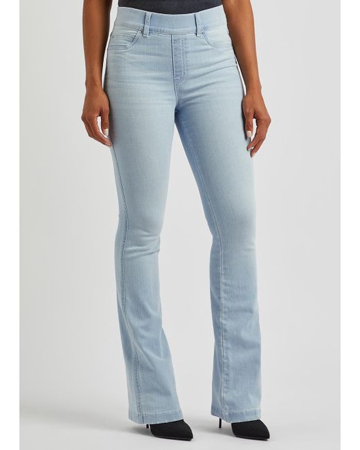 Spanx Flared Jeans in Blue | Lyst