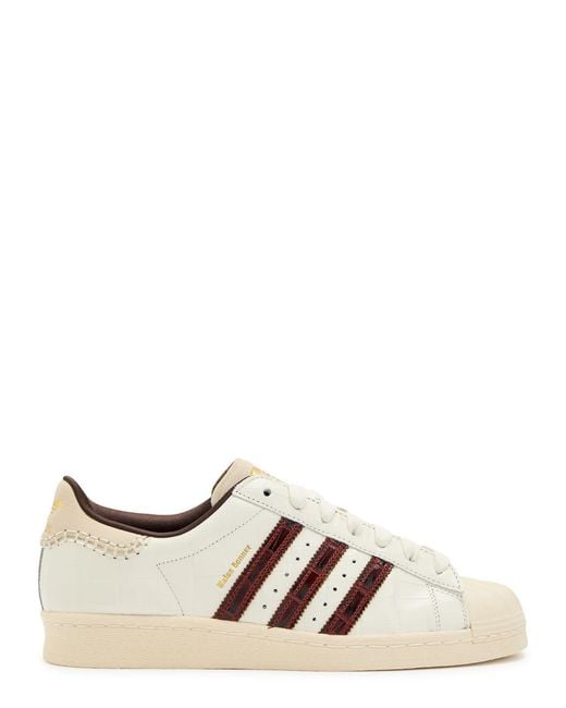 Wales Bonner Natural Adidas X Superstar Leather Sneakers for men