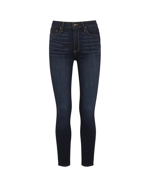 PAIGE Blue Hoxton Ankle Skinny Jeans