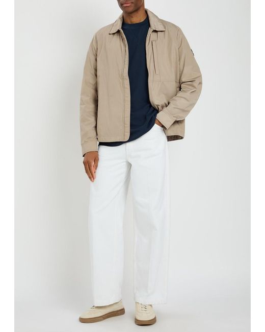 Sandbanks Natural Logo-Appliquéd Nylon Jacket for men