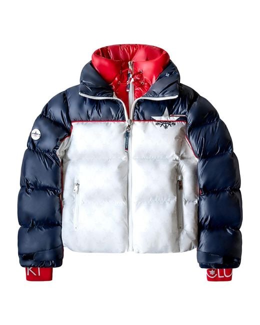 Malibu Ski Club Blue Skisport Puffer Jacket