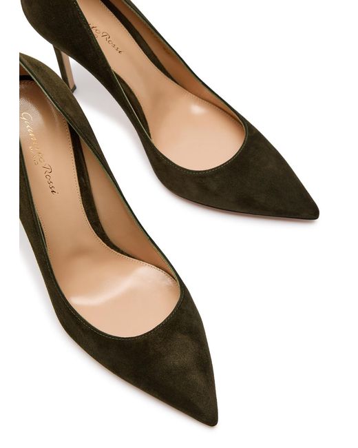 Gianvito Rossi Brown Gianvito 105 Suede Pumps