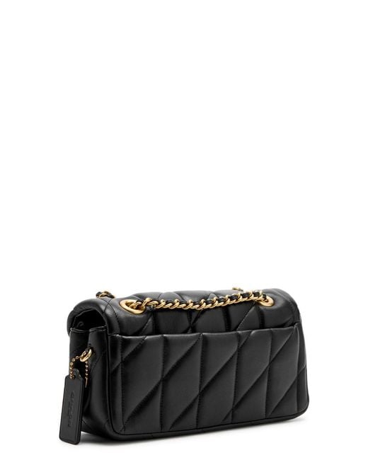 COACH Black Tabby 20 Quilted Leather Shoulder Bag