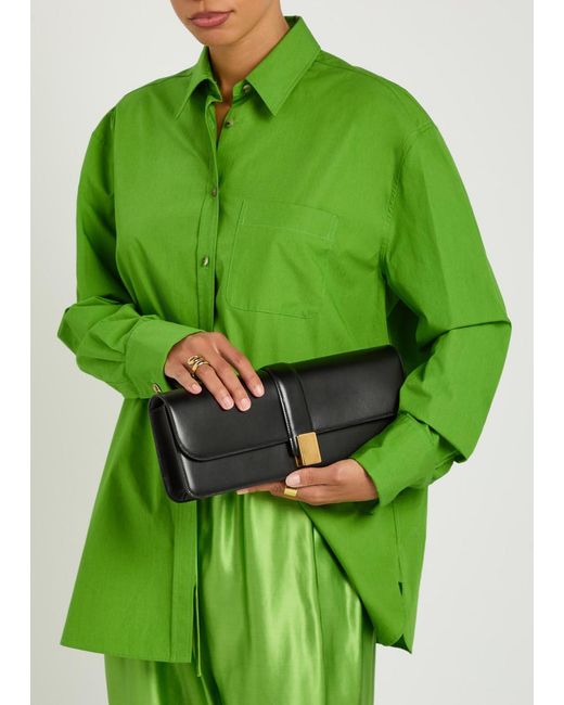Khaite Black Blake Leather Clutch
