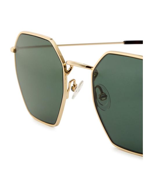 Finlay & Co. Green Stanley Hexagonal-Frame Sunglasses for men