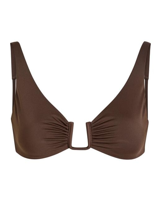 Away That Day Black Palma Bikini Top