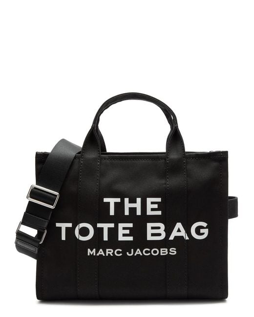 Marc Jacobs Black The Tote Medium Canvas Tote
