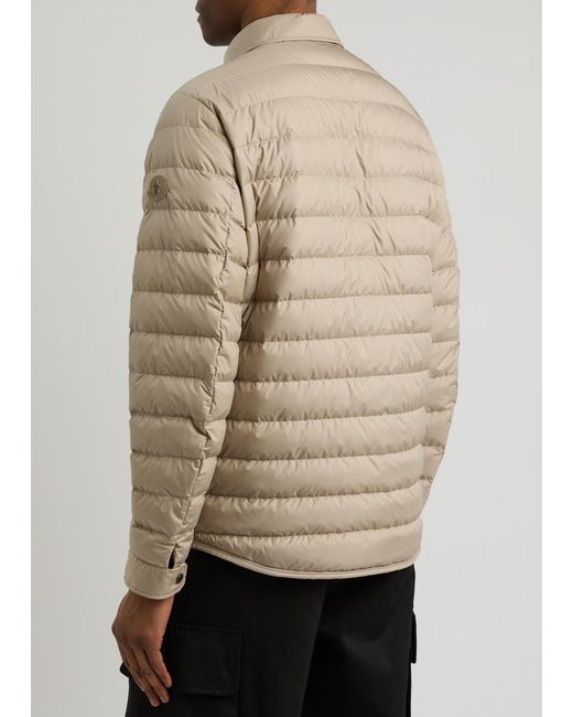 Moncler Natural Bourdon Quilted Shell Jacket for men