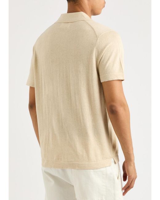 NN07 Natural Ryan Cotton-Blend Polo Shirt for men
