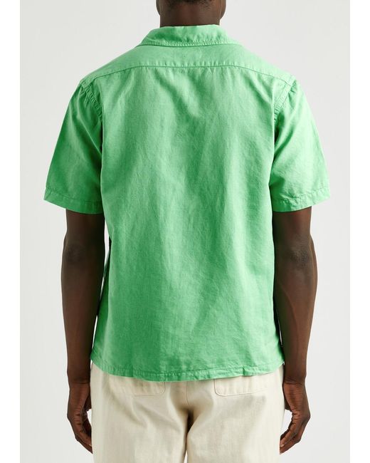 COLORFUL STANDARD Green Cotton-Blend Shirt for men