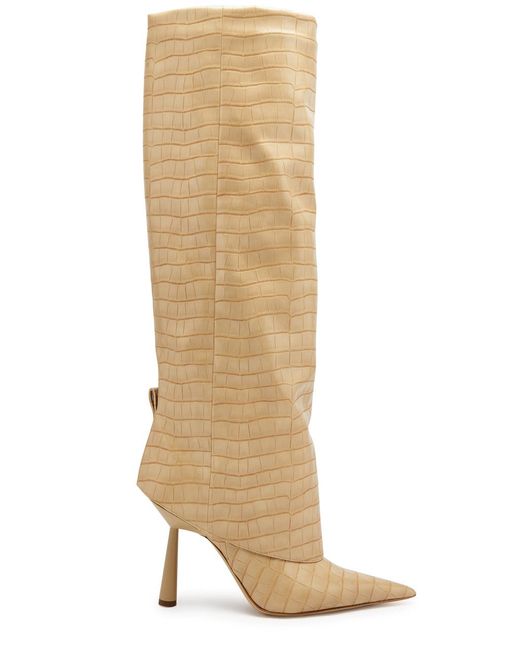 Gia Borghini Natural Rosie 31 100 Leather Knee-high Boots